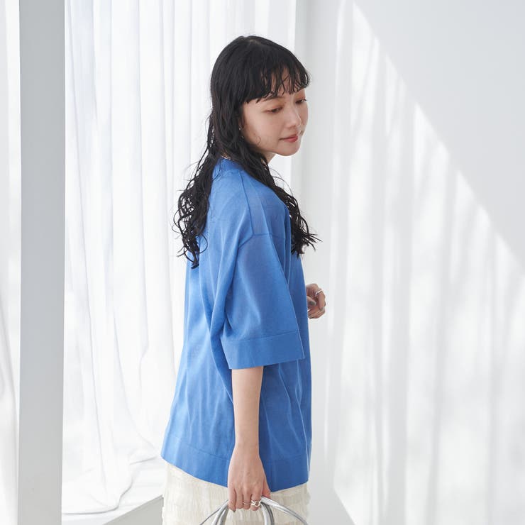 サラコシアーサマーニットビッグTシャツ | coen【women】 | 詳細画像17 