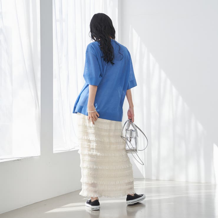 サラコシアーサマーニットビッグTシャツ | coen【women】 | 詳細画像20 