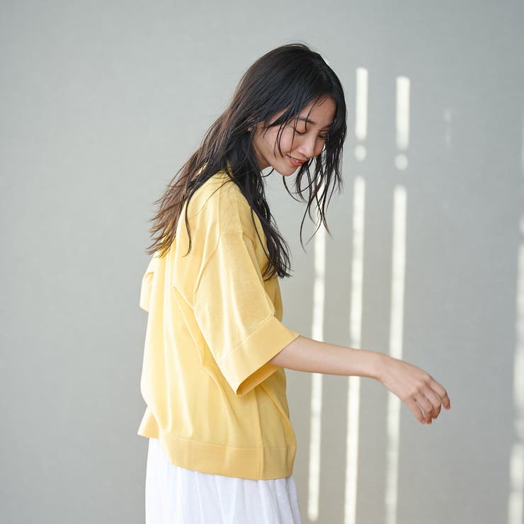 サラコシアーサマーニットビッグTシャツ | coen【women】 | 詳細画像29 