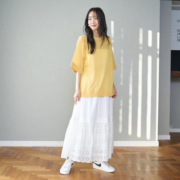 サラコシアーサマーニットビッグTシャツ | coen【women】 | 詳細画像31 