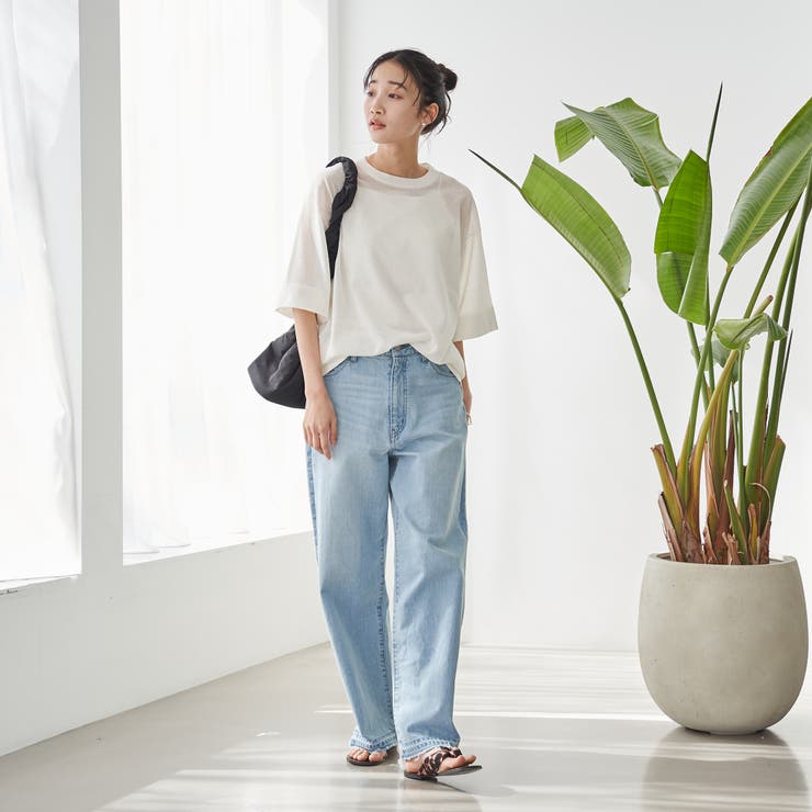 サラコシアーサマーニットビッグTシャツ | coen【women】 | 詳細画像5 