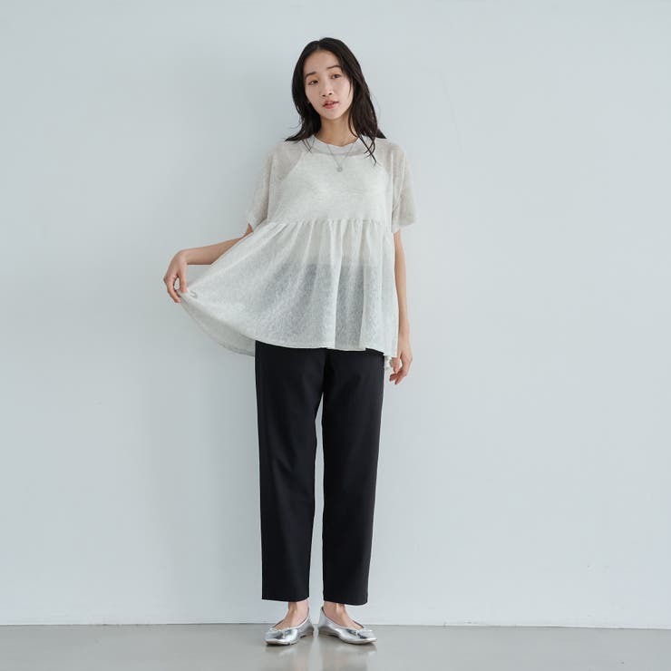 サラコ切替ギャザードルマンサマーニット | coen【women】 | 詳細画像11 