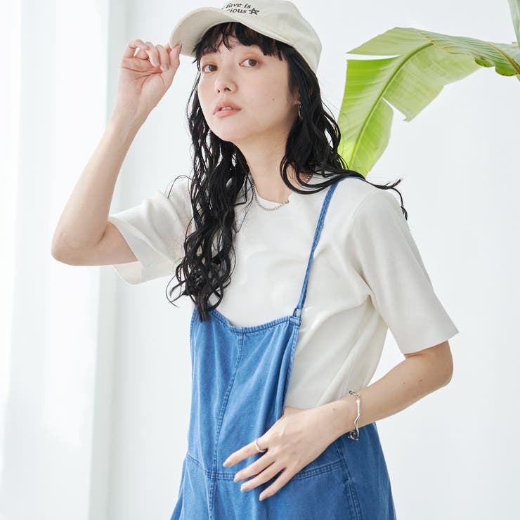 サラコソウバリクルー5分袖サマーニット | coen【women】 | 詳細画像2 