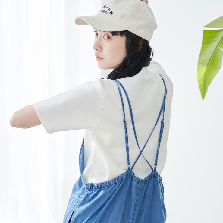 サラコソウバリクルー5分袖サマーニット | coen【women】 | 詳細画像4 