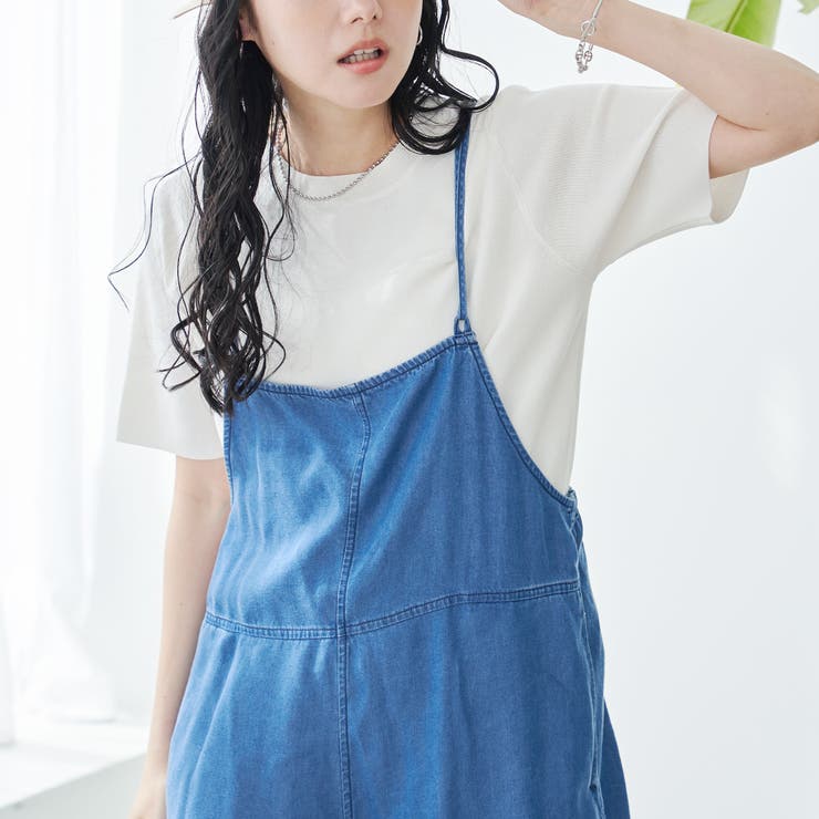 OFF WHITE | サラコソウバリクルー5分袖サマーニット | coen【women】