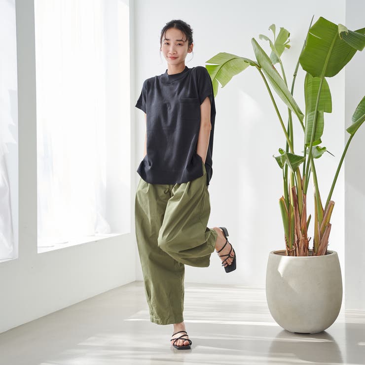 サラコフレンチスリーブハイネックサマーニットトップス | coen【women】 | 詳細画像10 