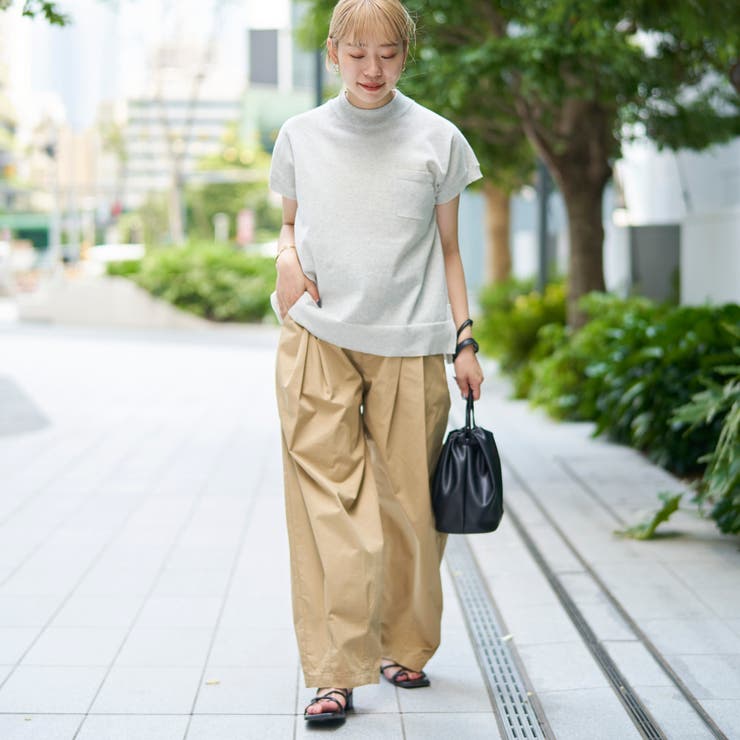 サラコフレンチスリーブハイネックサマーニットトップス | coen【women】 | 詳細画像16 