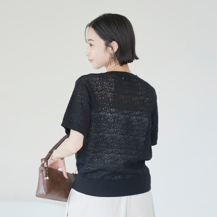 レースサマーニットプルオーバー | coen【women】 | 詳細画像10 