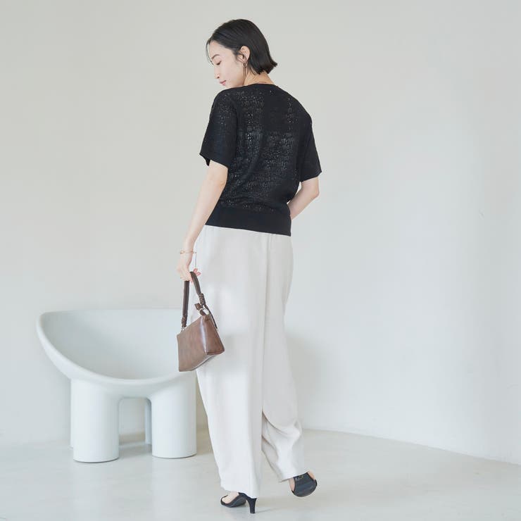 レースサマーニットプルオーバー | coen【women】 | 詳細画像12 