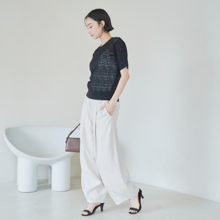 レースサマーニットプルオーバー | coen【women】 | 詳細画像13 