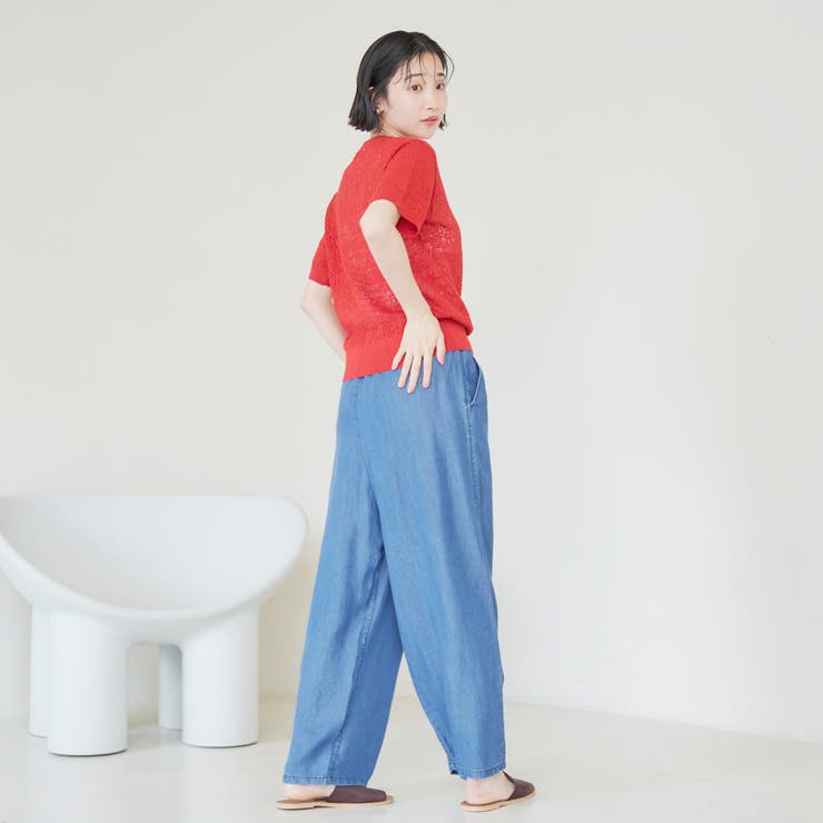 レースサマーニットプルオーバー | coen【women】 | 詳細画像18 