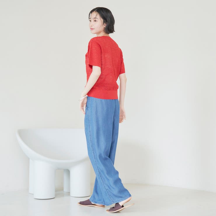 レースサマーニットプルオーバー | coen【women】 | 詳細画像19 