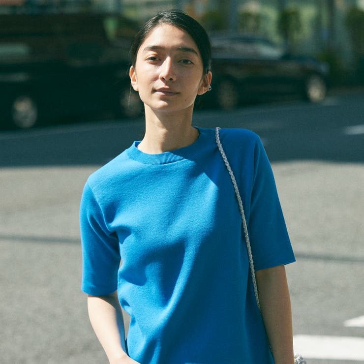 サラコソウバリクルー5分袖サマーニット | coen【women】 | 詳細画像22 