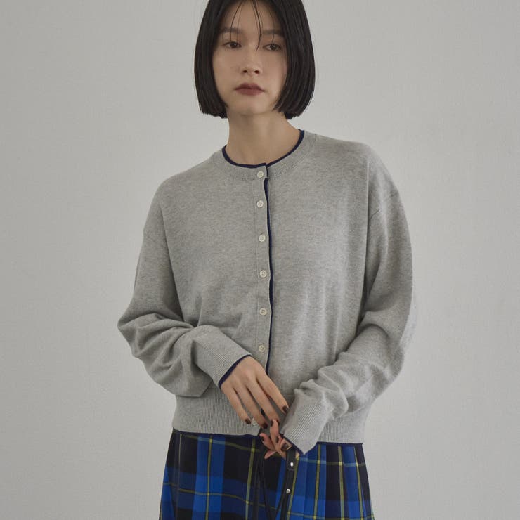 ソフトタッチ 配色レイヤード風ニットカーディガン | coen【women】 | 詳細画像5 