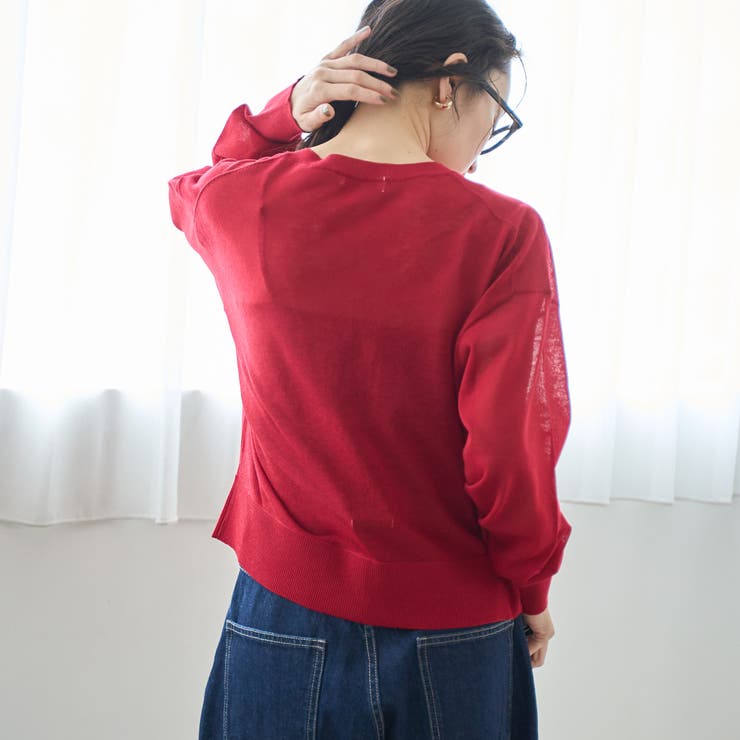 【UVカット】オータムシアークルーニットカーディガン | coen【women】 | 詳細画像18 