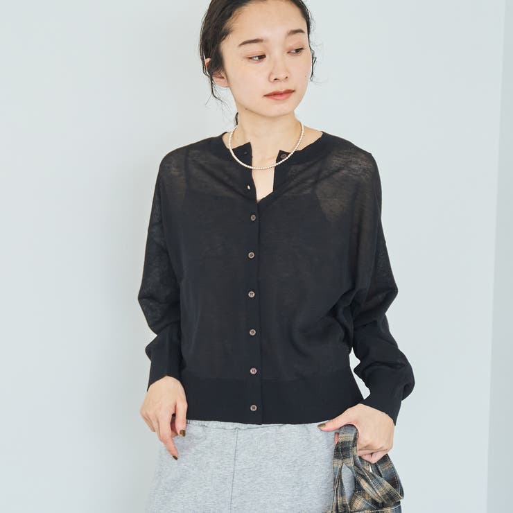 【UVカット】オータムシアークルーニットカーディガン | coen【women】 | 詳細画像2 