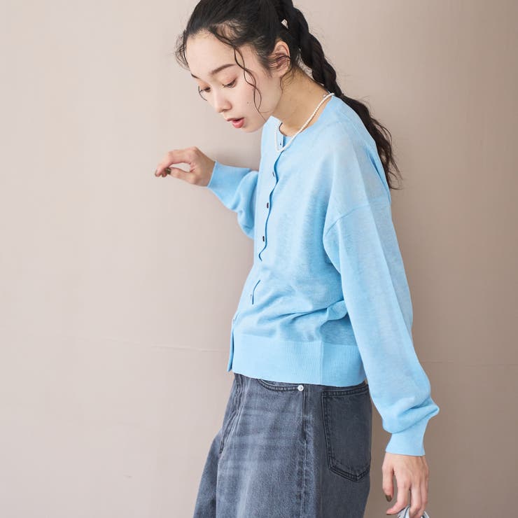 【UVカット】オータムシアークルーニットカーディガン | coen【women】 | 詳細画像23 