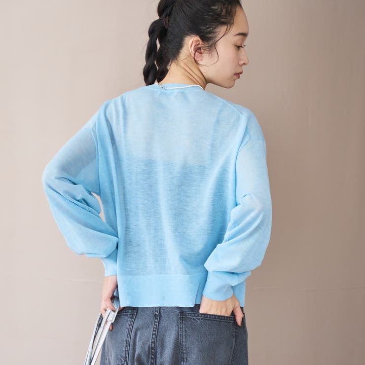 【UVカット】オータムシアークルーニットカーディガン | coen【women】 | 詳細画像24 