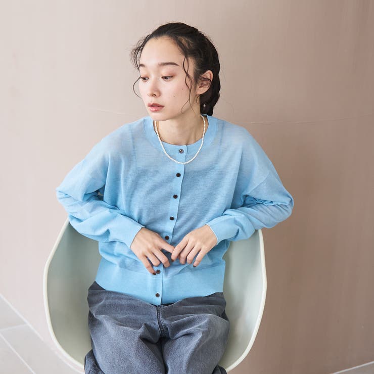 【UVカット】オータムシアークルーニットカーディガン | coen【women】 | 詳細画像25 