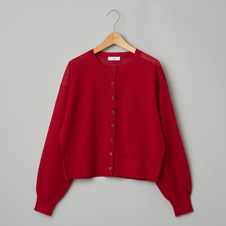 【UVカット】オータムシアークルーニットカーディガン | coen【women】 | 詳細画像38 