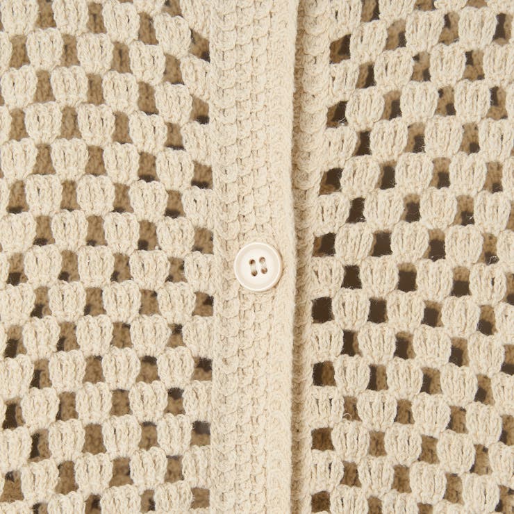 クロシェ襟付きニットカーディガン | coen【women】 | 詳細画像32 