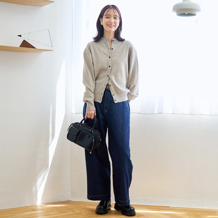 モチモチモックネック ウォッシャブルニットカーディガン | coen【women】 | 詳細画像12 