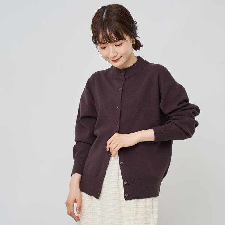 モチモチモックネック ウォッシャブルニットカーディガン | coen【women】 | 詳細画像15 