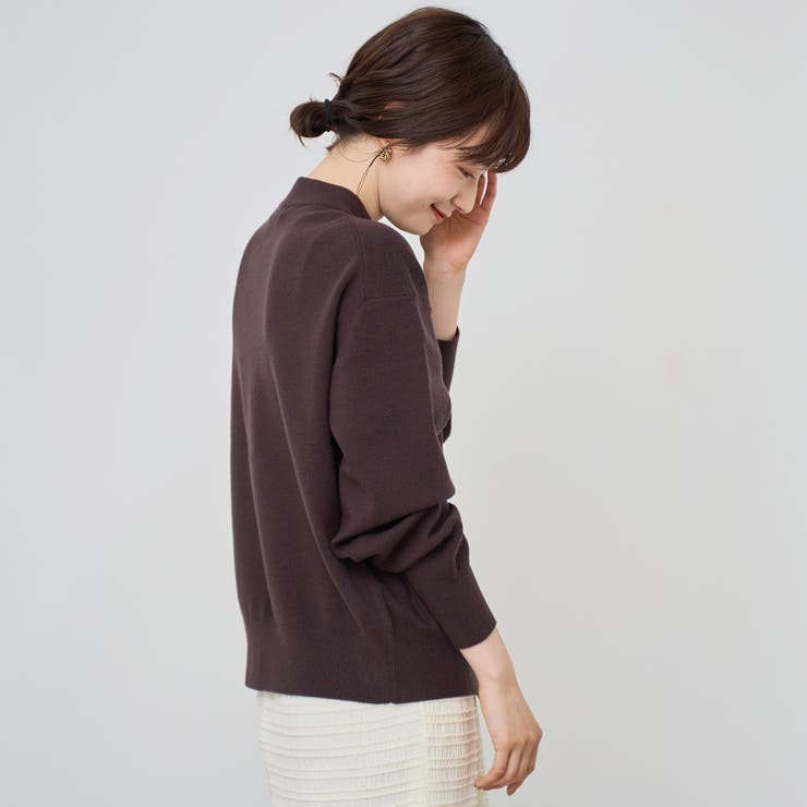 モチモチモックネック ウォッシャブルニットカーディガン | coen【women】 | 詳細画像16 