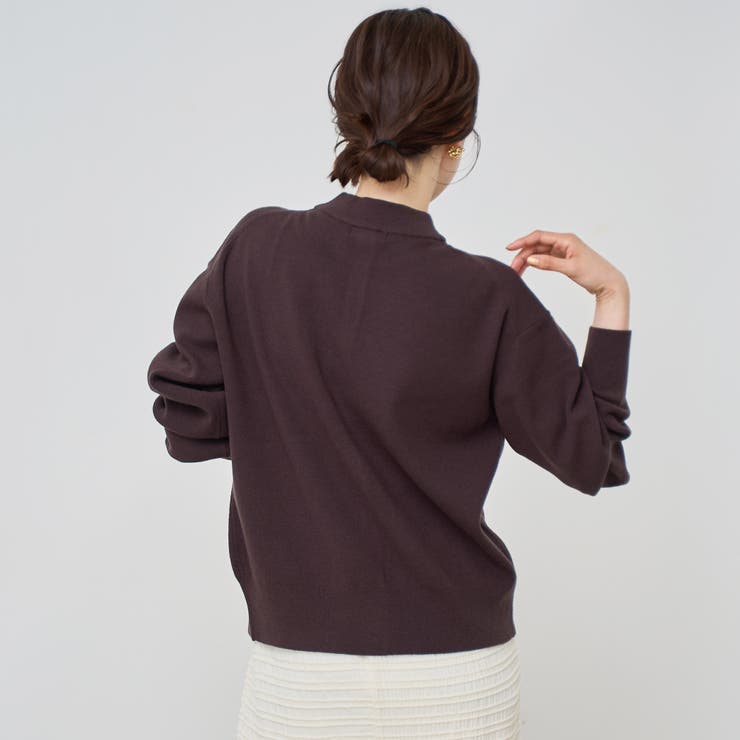 モチモチモックネック ウォッシャブルニットカーディガン | coen【women】 | 詳細画像17 