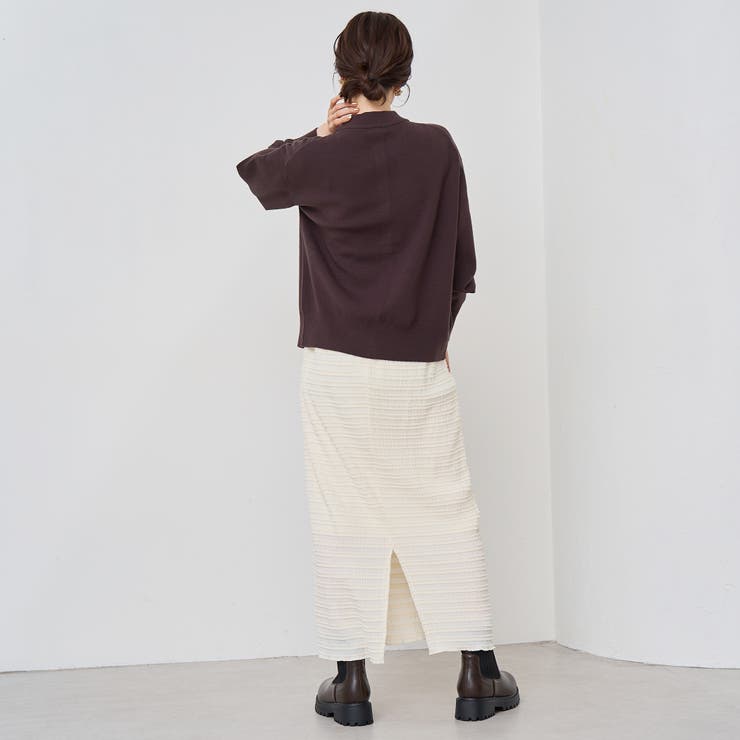 モチモチモックネック ウォッシャブルニットカーディガン | coen【women】 | 詳細画像20 