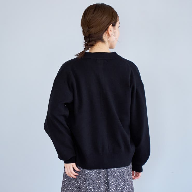 モチモチモックネック ウォッシャブルニットカーディガン | coen【women】 | 詳細画像4 