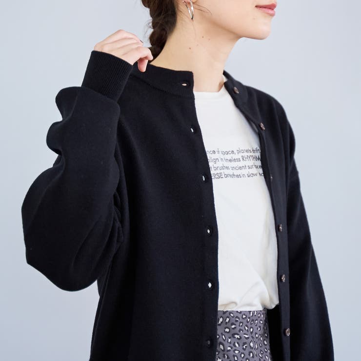 モチモチモックネック ウォッシャブルニットカーディガン | coen【women】 | 詳細画像5 