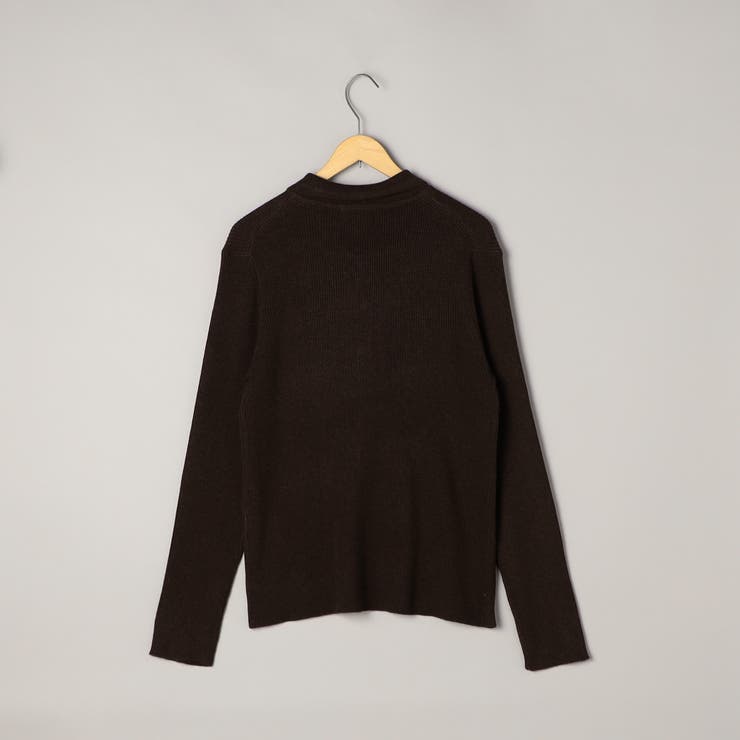 ウール混 襟付きリブニットカーディガン | coen【women】 | 詳細画像21 