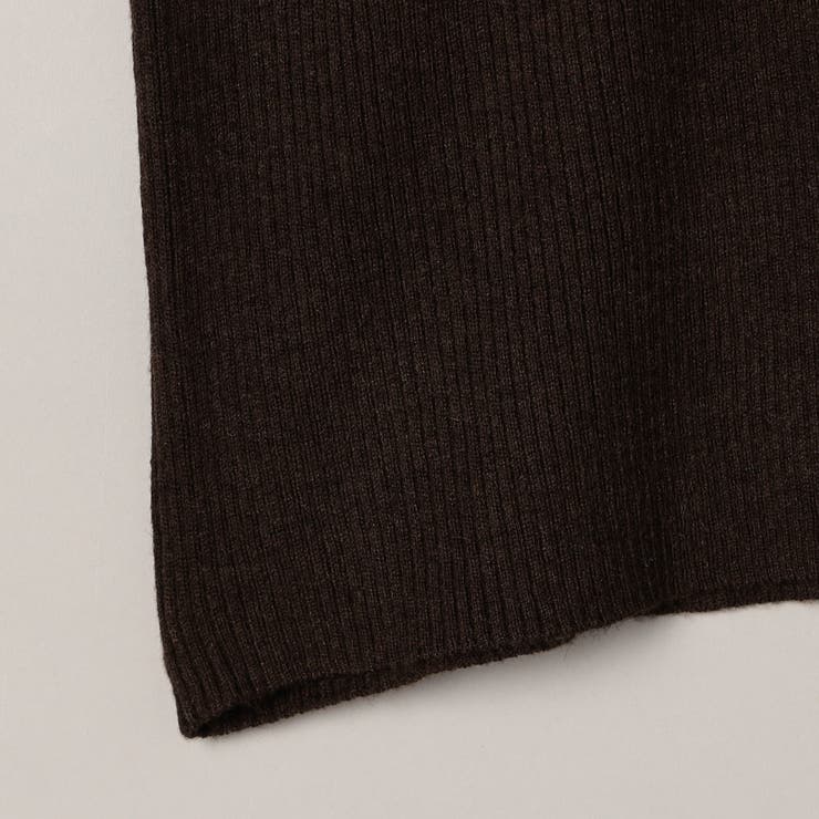 ウール混 襟付きリブニットカーディガン | coen【women】 | 詳細画像24 