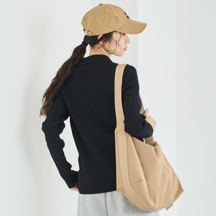 ウール混 襟付きリブニットカーディガン | coen【women】 | 詳細画像3 