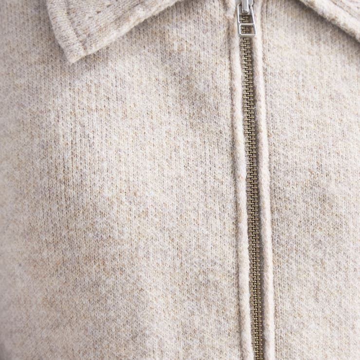 襟付きダブルジップニットジャケット | coen【women】 | 詳細画像17 