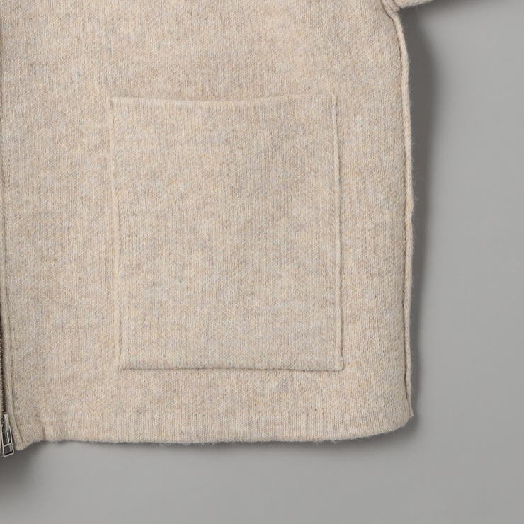 襟付きダブルジップニットジャケット | coen【women】 | 詳細画像22 