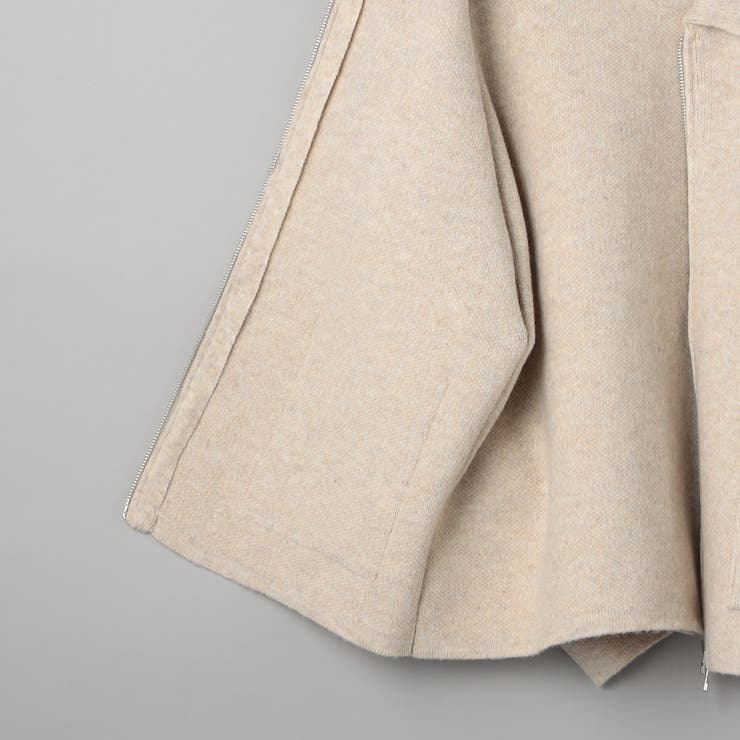 襟付きダブルジップニットジャケット | coen【women】 | 詳細画像23 