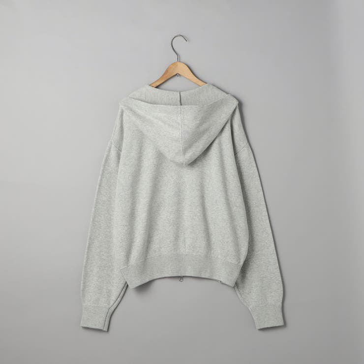 スウェットライク ニットジップパーカー | coen【women】 | 詳細画像11 