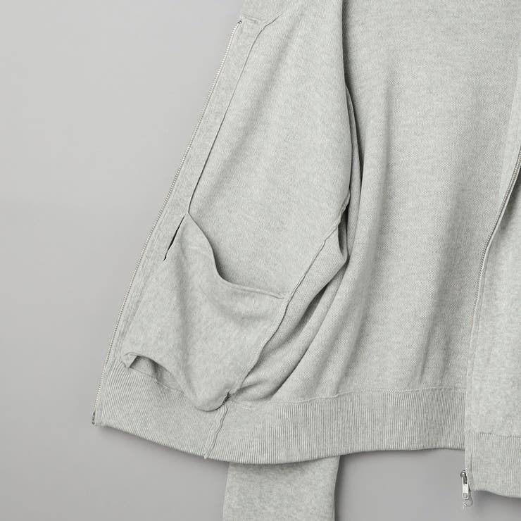 スウェットライク ニットジップパーカー | coen【women】 | 詳細画像15 