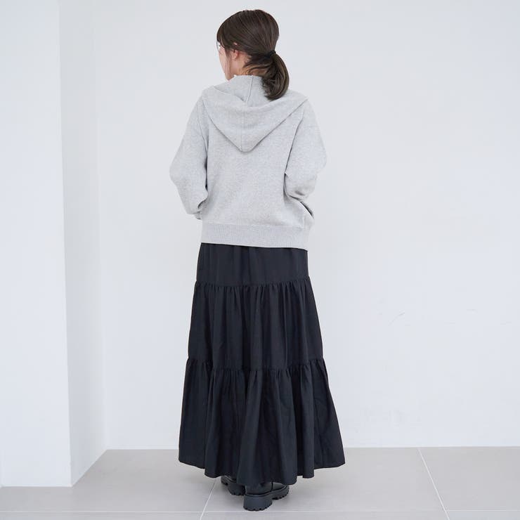 スウェットライク ニットジップパーカー | coen【women】 | 詳細画像9 