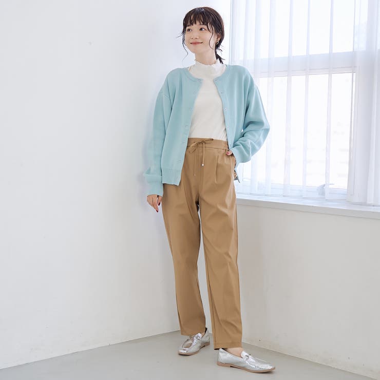 【選べる6色展開 スプリングカラー】袖刺繍 スウェットライクハイゲージニットカー… | coen【women】 | 詳細画像27 