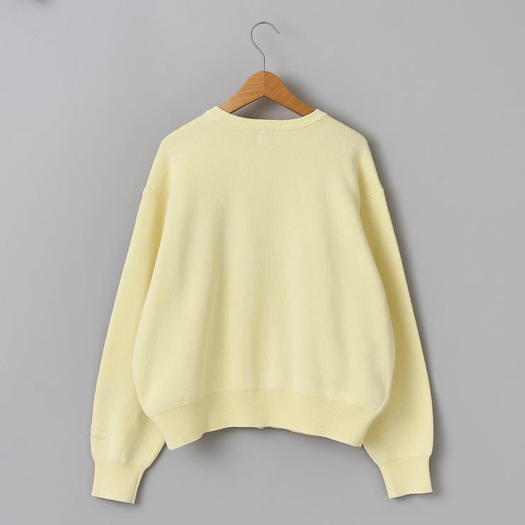 【選べる6色展開 スプリングカラー】袖刺繍 スウェットライクハイゲージニットカー… | coen【women】 | 詳細画像33 