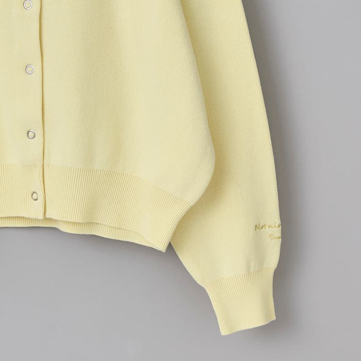 【選べる6色展開 スプリングカラー】袖刺繍 スウェットライクハイゲージニットカー… | coen【women】 | 詳細画像35 