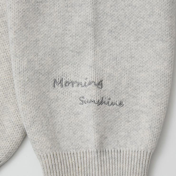 【選べる6色展開 スプリングカラー】袖刺繍 スウェットライクハイゲージニットカー… | coen【women】 | 詳細画像40 