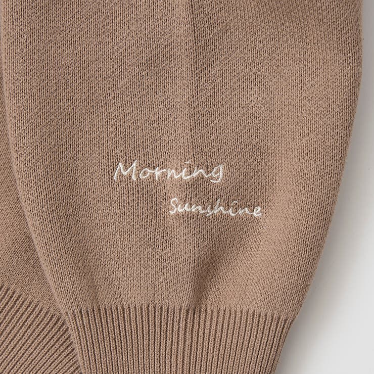 【選べる6色展開 スプリングカラー】袖刺繍 スウェットライクハイゲージニットカー… | coen【women】 | 詳細画像42 