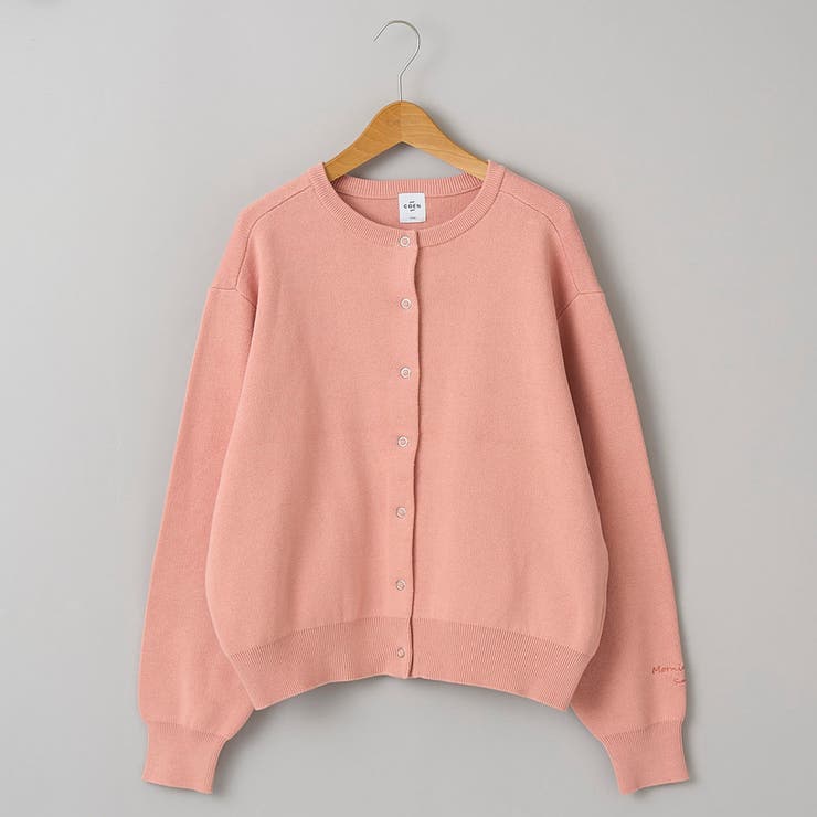 【選べる6色展開 スプリングカラー】袖刺繍 スウェットライクハイゲージニットカー… | coen【women】 | 詳細画像43 