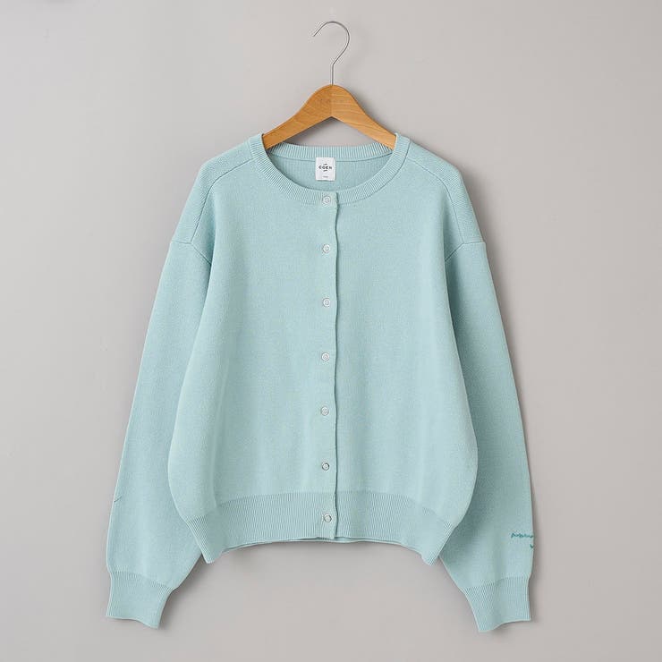 【選べる6色展開 スプリングカラー】袖刺繍 スウェットライクハイゲージニットカー… | coen【women】 | 詳細画像45 