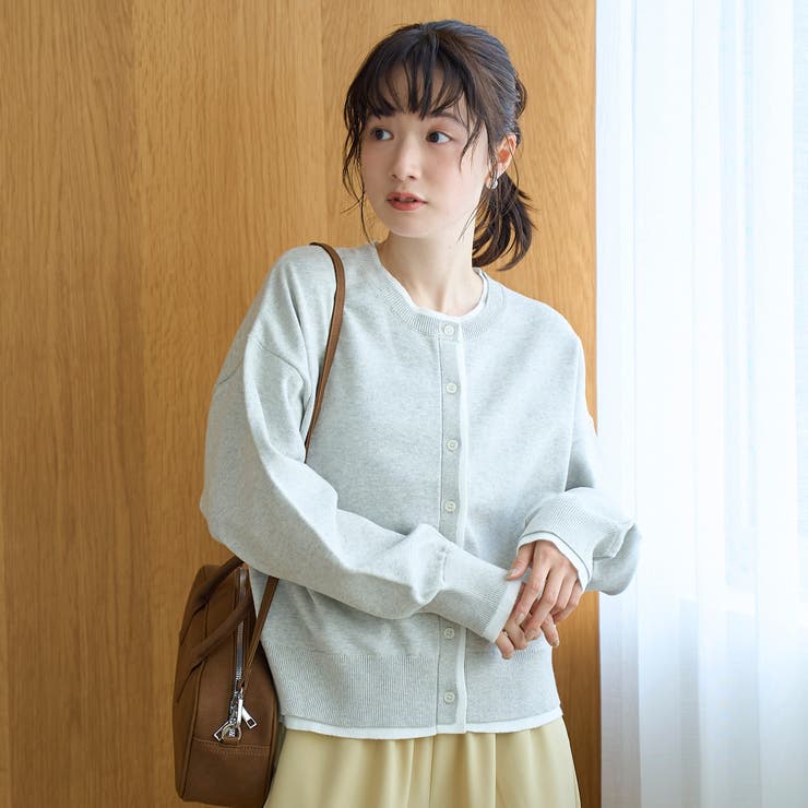 【PENNEYS（ぺニーズ）別注】 配色レイヤードライクカーディガン | coen【women】 | 詳細画像4 