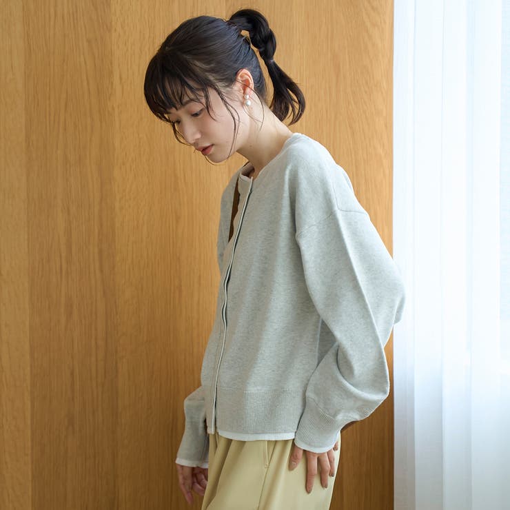 【PENNEYS（ぺニーズ）別注】 配色レイヤードライクカーディガン | coen【women】 | 詳細画像5 